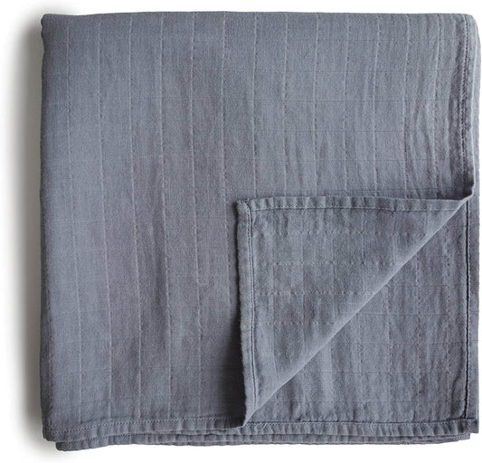 Mushie Baby Muslin Swaddle Blanket-Tradewinds - Ever Simplicity