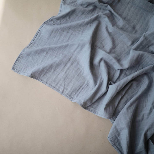 Mushie Baby Muslin Swaddle Blanket-Tradewinds - Ever Simplicity