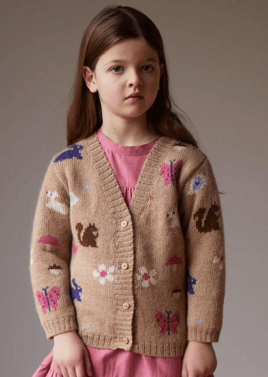 Motif Cardigan-Sand Multi - Ever Simplicity