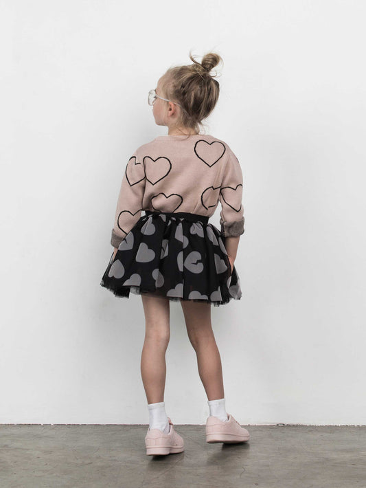 Huxbaby Kids bottoms Heart Tulle Skirt - Ever Simplicity