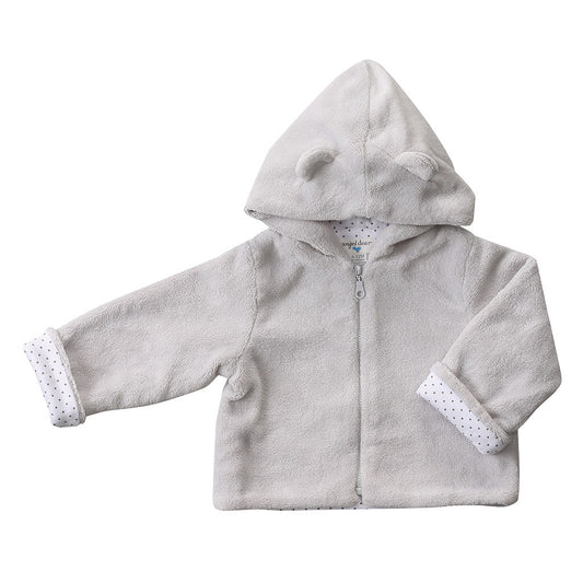 Angel Dear Kids cardigans Fuzzy Jacket-Grey - Ever Simplicity