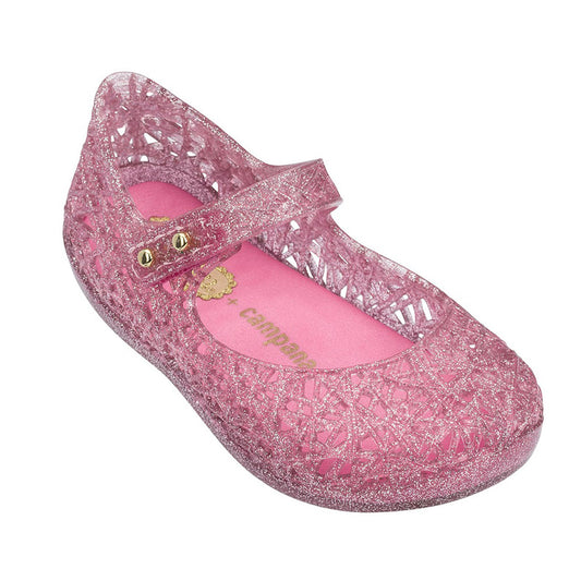 Mini Melissa Kids accessories Campana Zig Zag-Pink Candy Glitter - Ever Simplicity