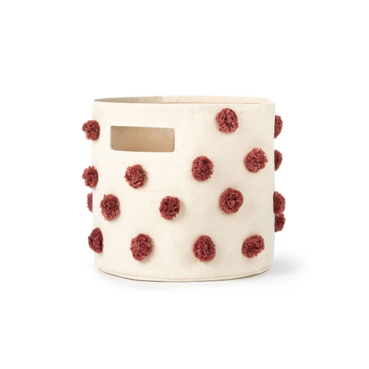 Pehr Clay Pom Pom Pint Basket Organizer - Ever Simplicity
