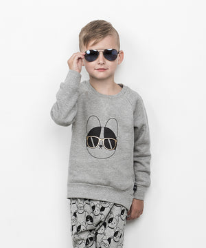 Huxbaby Kids Tops French Shades Fleece Sweatshirt - Ever Simplicity