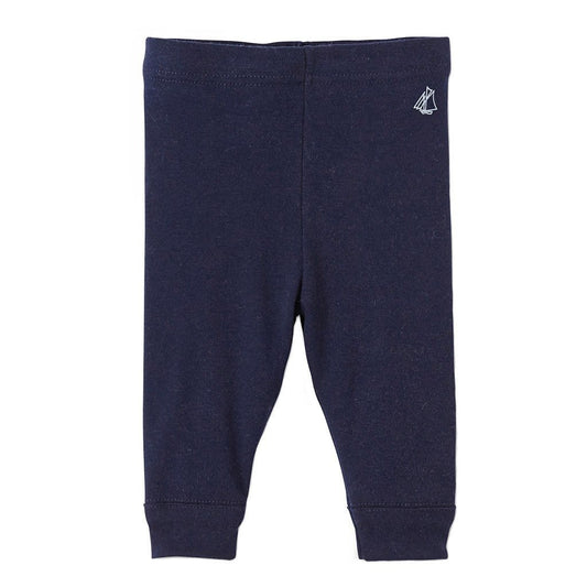 Petit Bateau Kids Bottom Plain Navy Leggings - Ever Simplicity