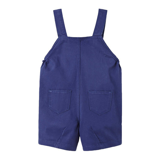 Petit Bateau Kids one-pieces Navy Twill Overall - Ever Simplicity
