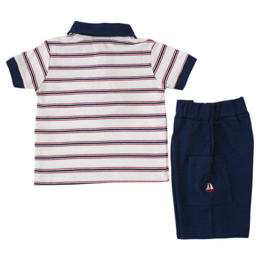 Kissy Kissy Kids sets Nautical Mile T-shirt & Bermuda Set - Ever Simplicity