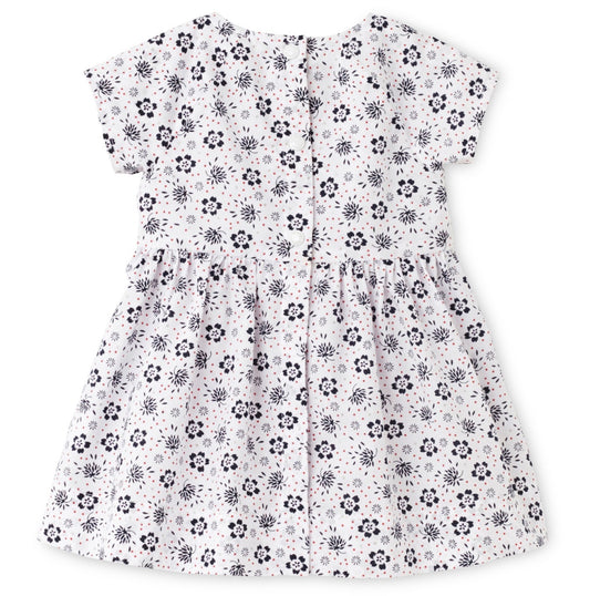 Petit Bateau Kids dresses Floral Bow Dress - Ever Simplicity