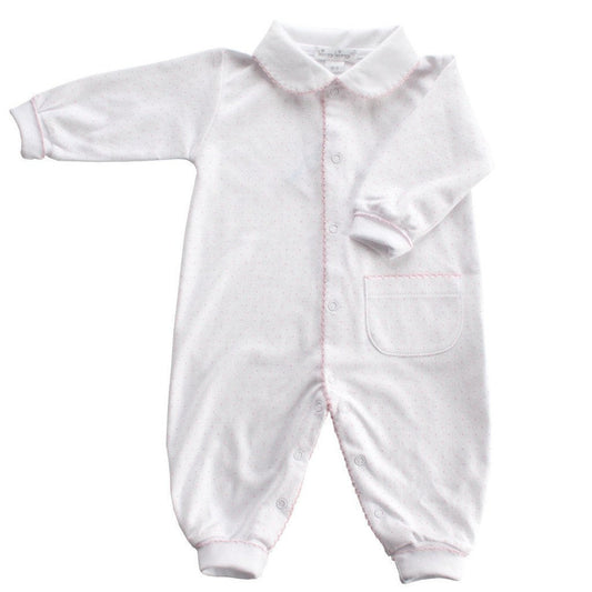 Kissy Kissy Kids bodysuit Dot Print Playsuit w/Collar - Ever Simplicity