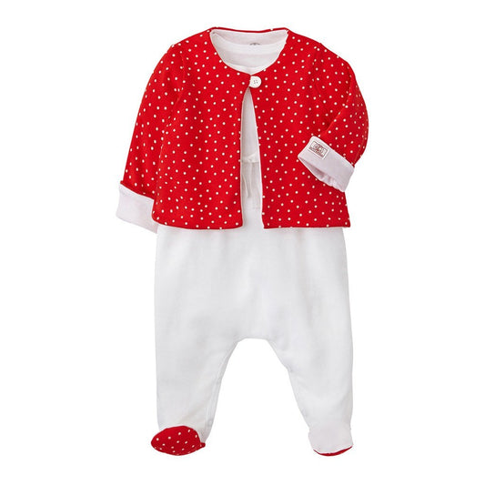 Petit Bateau Kids sets Jacket & Sleeveless Footie Set - Ever Simplicity