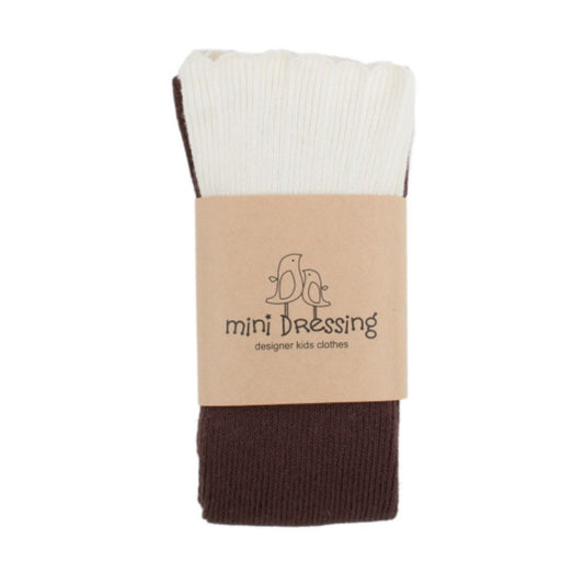 mini dressing Kids accessories Cupcake Knee Socks-Brown - Ever Simplicity