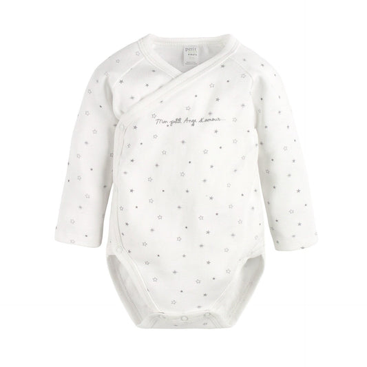 Petit Lem Kids one-pieces Angel Cross-Over Onesie - Ever Simplicity