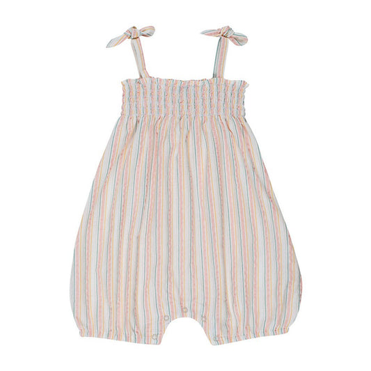 Serendipity Organics Kids bodysuits Pastel Stripe Mini Smock Suit - Ever Simplicity