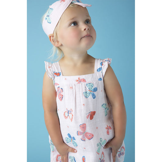 Angel Dear Kids sets Butterflies Muslin Sundress - Ever Simplicity