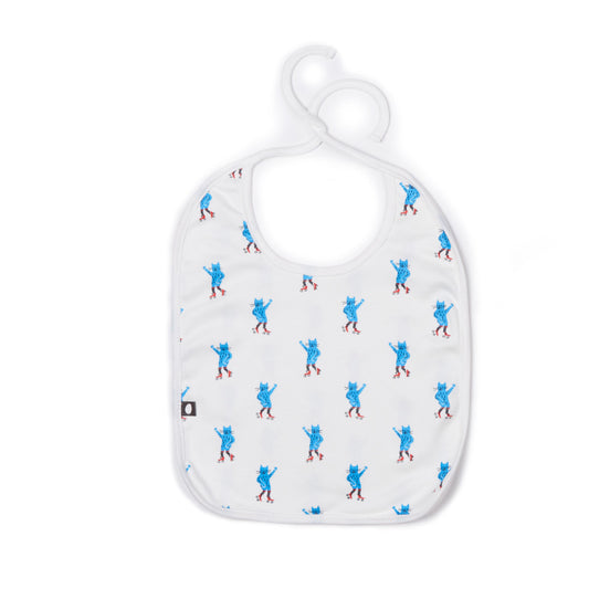 Oeuf Kids accessories Blue Cats Bib - Ever Simplicity