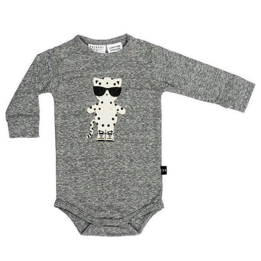 Huxbaby Kids one-pieces Leopard Long Sleeve Onesie - Ever Simplicity