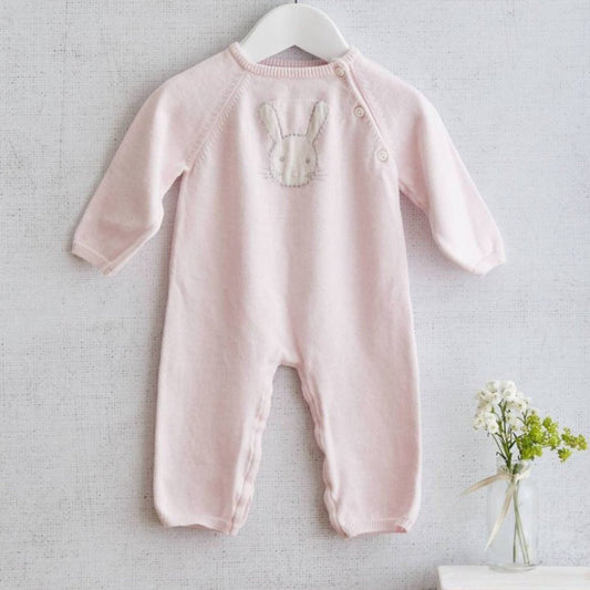Albetta Kids one-pieces Cashmere Cotton Bunny Babygrow - Ever Simplicity