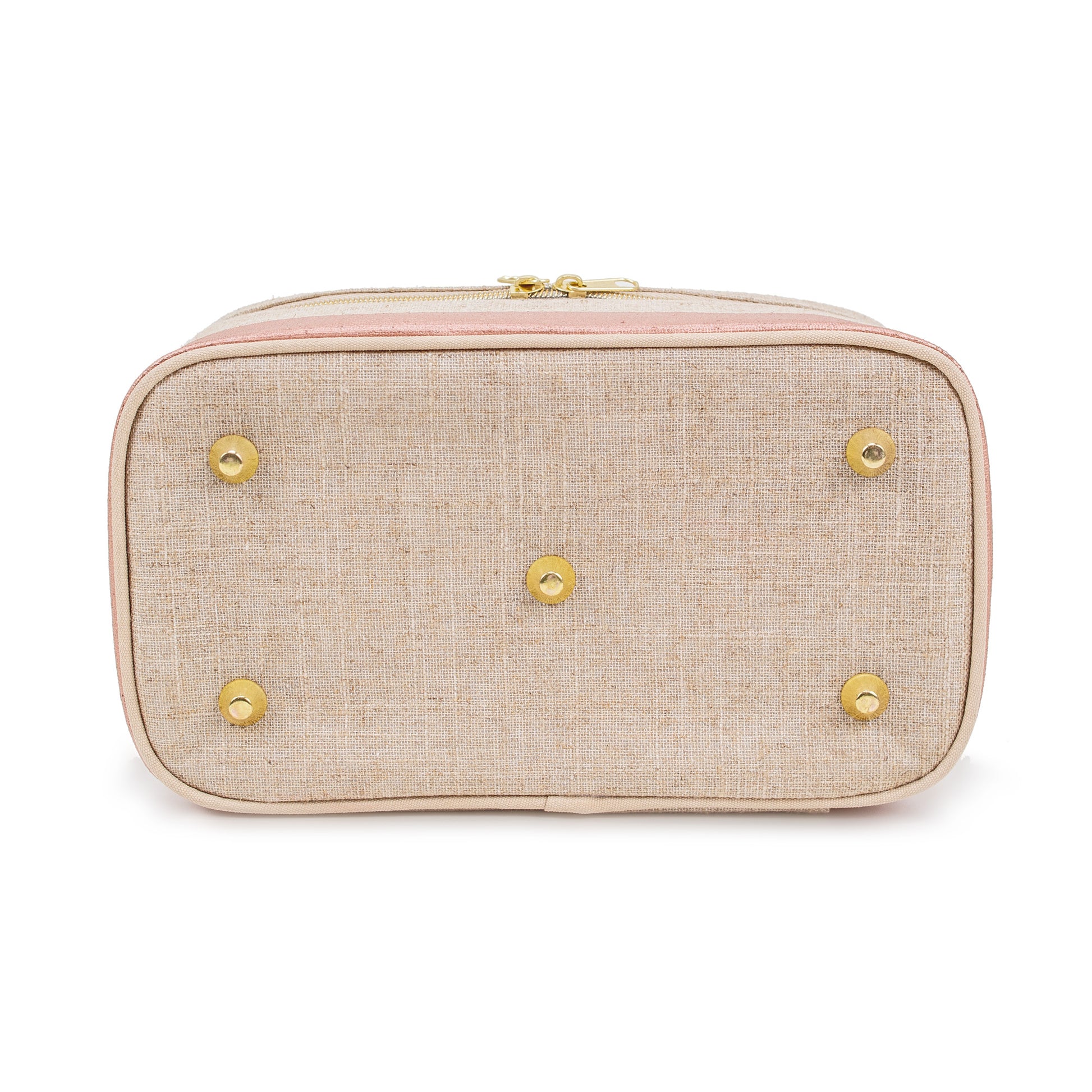 Soyoung Women Rose Gold Colour Block Beauty Poche Bag - Ever Simplicity