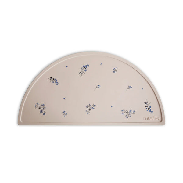 Mushie Baby Silicone Place Mat-Lilac Flowers| Ever Simplicity