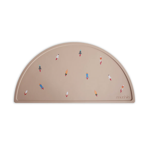Mushie Baby Silicone Place Mat-Rocket Ship| Ever Simplicity
