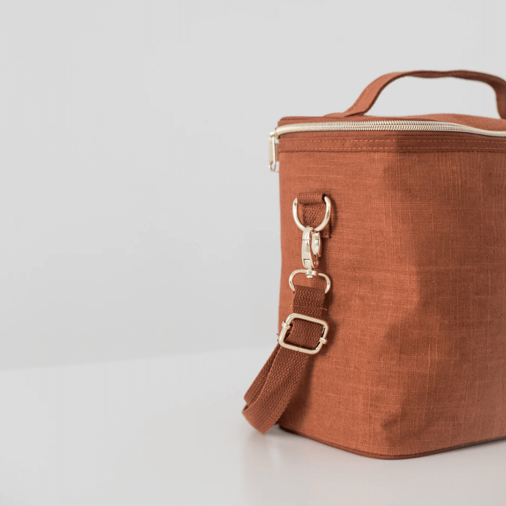 Soyoung Women Rust Lunch Poche Bag - Ever Simplicity