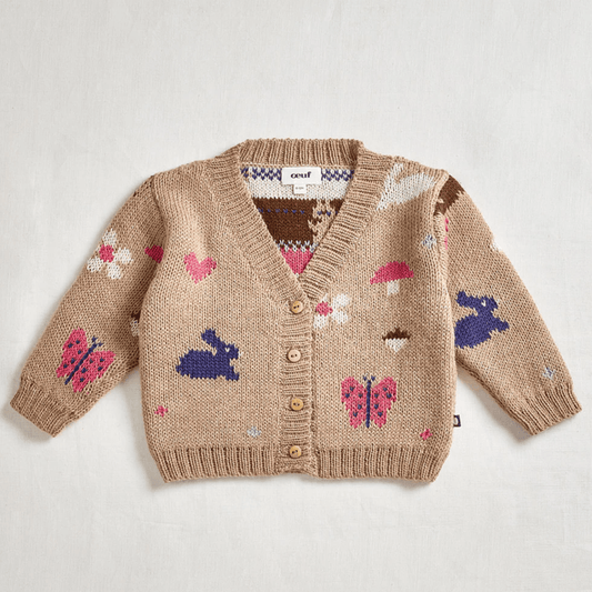 Motif Cardigan-Sand Multi - Ever Simplicity