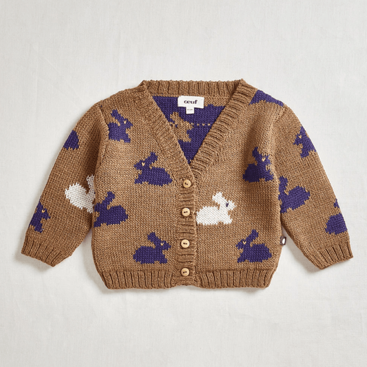 Motif Cardigan-Camel Bunny - Ever Simplicity