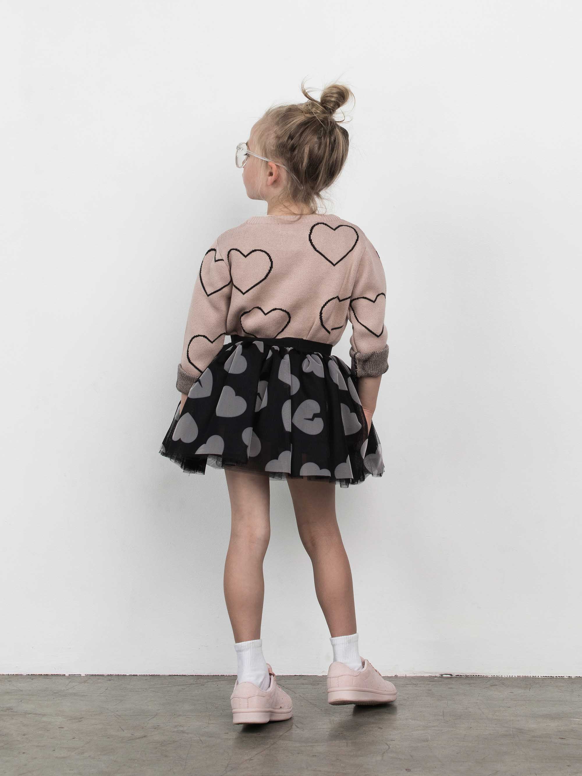 Huxbaby black 2025 tulle skirt