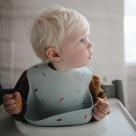 Mushie Baby Silicone Baby Bib-Retro Cars - Ever Simplicity