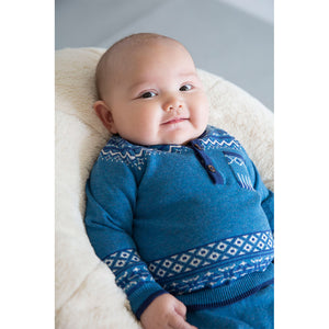 Angel Dear Kids sets Fair Isle Henley Sweater Set - Ever Simplicity