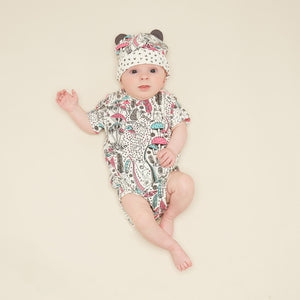 The Bonnie Mob Kids accessories Wilderness Hat with Ears-Pink - Ever Simplicity