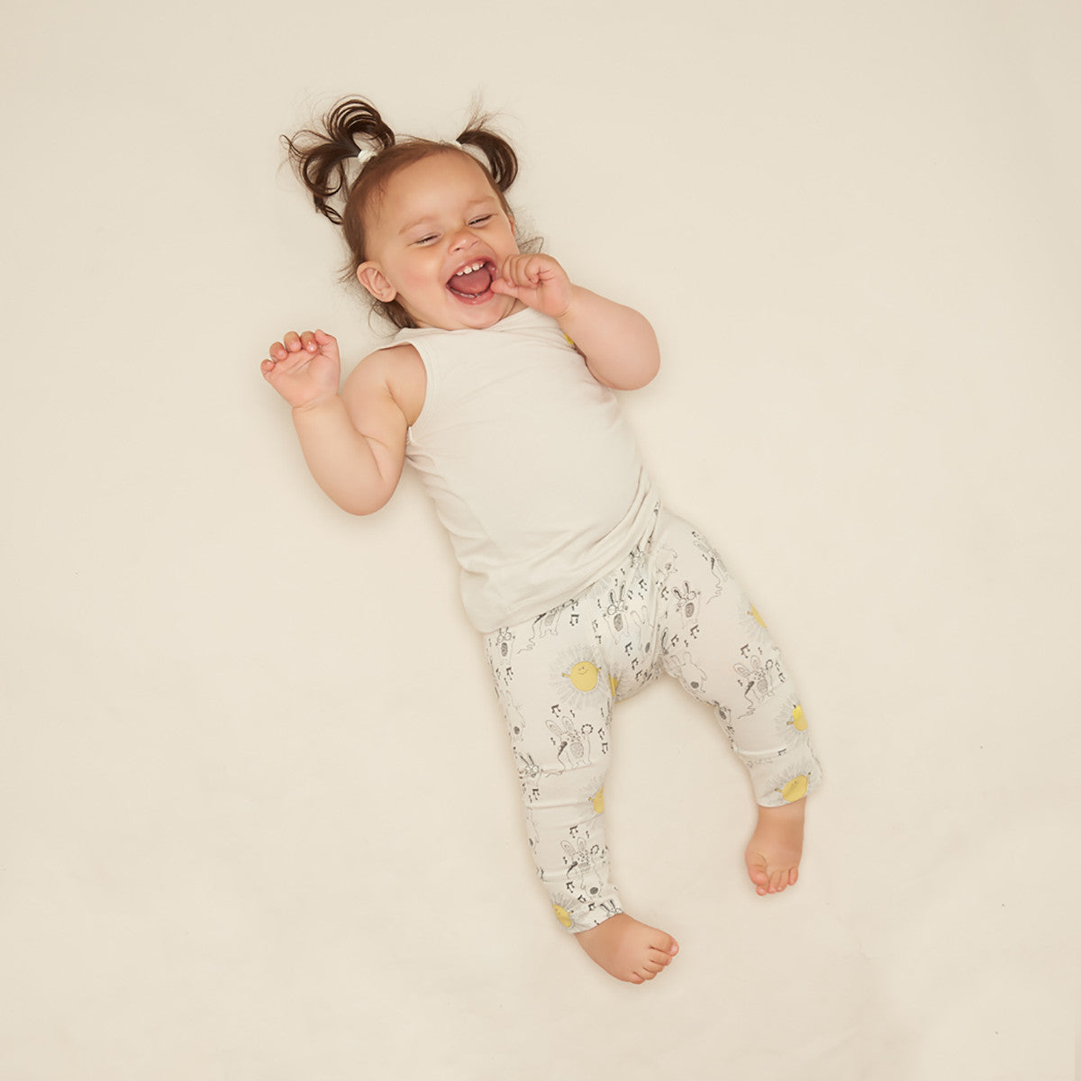 The Bonnie Mob Organic Sunny Bunny Legging for Girls and Boys