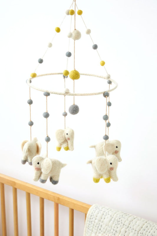 Petit Pehr Kids toys Elephant Parade Mobile - Ever Simplicity
