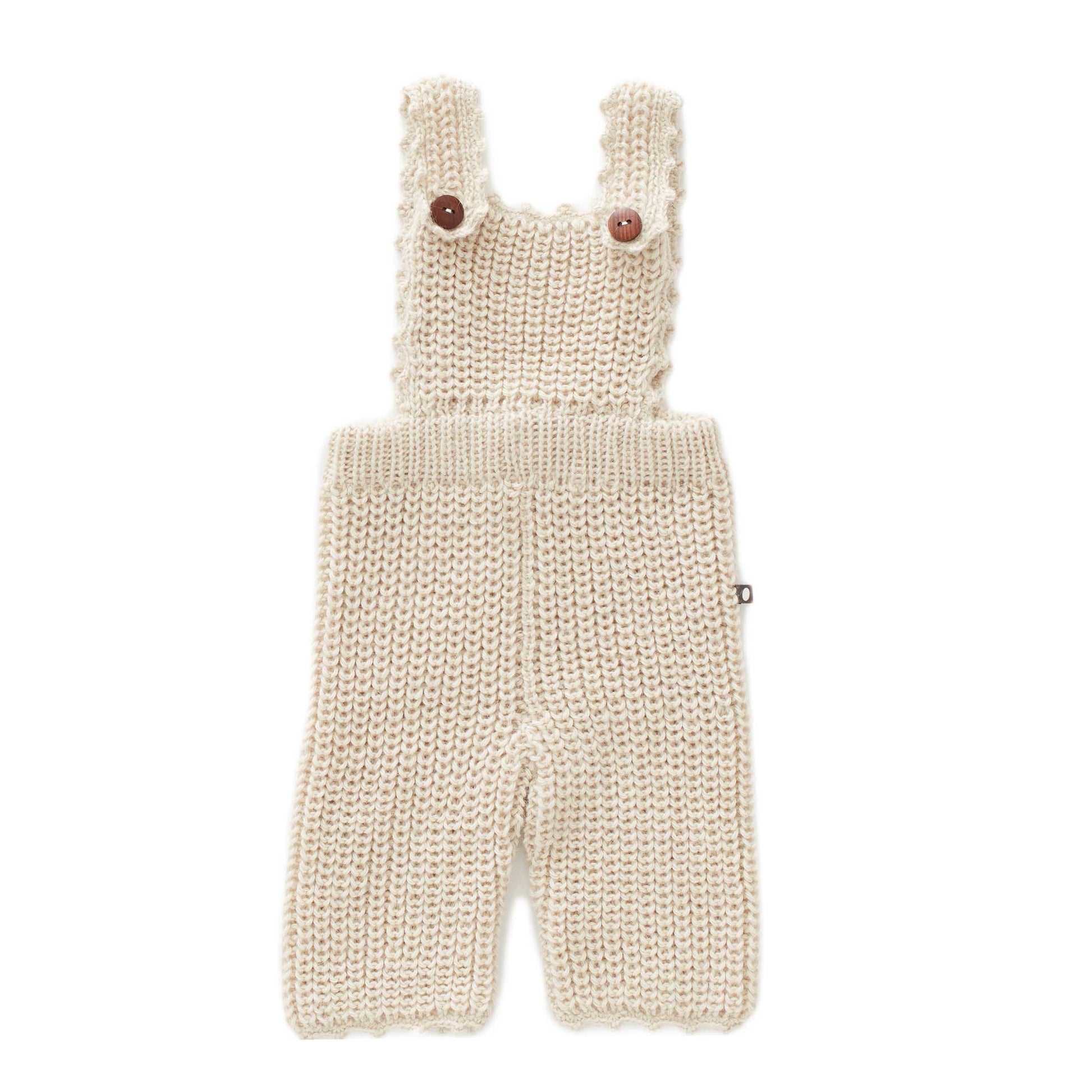 Oeuf Kids one-pieces English Overall-White - Ever Simplicity