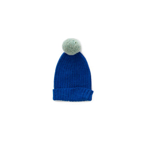 Oeuf Kids accessories Pom Pom Hats-Electric Blue/Ocean - Ever Simplicity