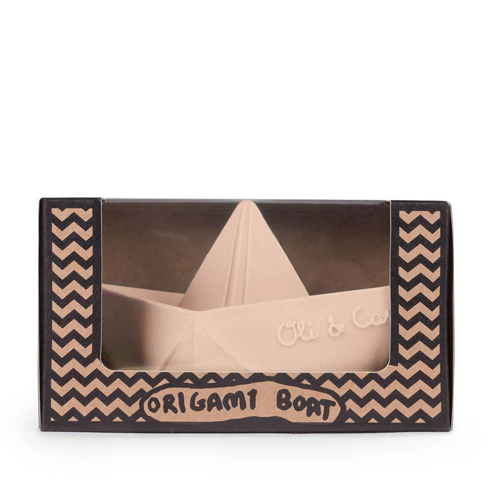 Oli & Carol Kids toys Origami Boat-Blush - Ever Simplicity