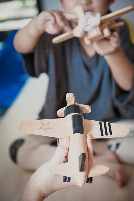 Kukkia Kids toys Hikoki Profeller Plane-Black - Ever Simplicity