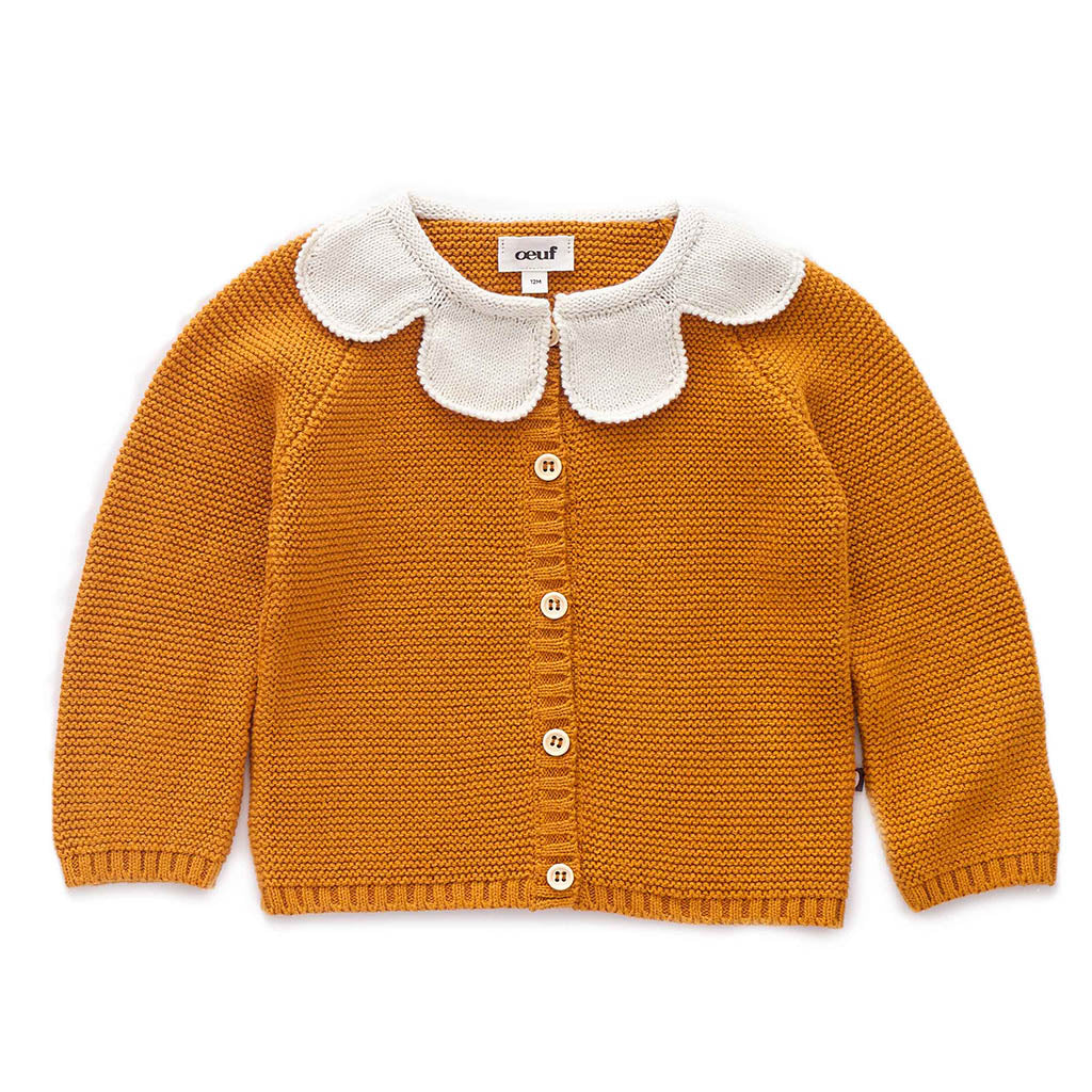 Oeuf Kids Daisy Cardigan for Baby Toddler Girls Boys