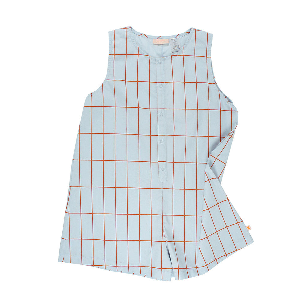 tinycottons Kids one-pieces big grid short onepiece - Ever Simplicity