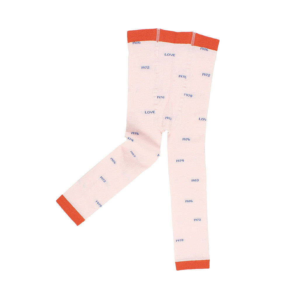 tinycottons Kids accessories years leggings-pale pink - Ever Simplicity