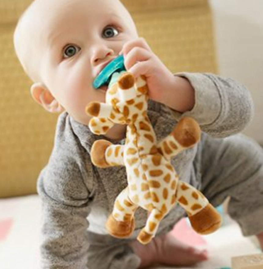 WubbaNub Kids Toys Giraffe Pacifier - Ever Simplicity