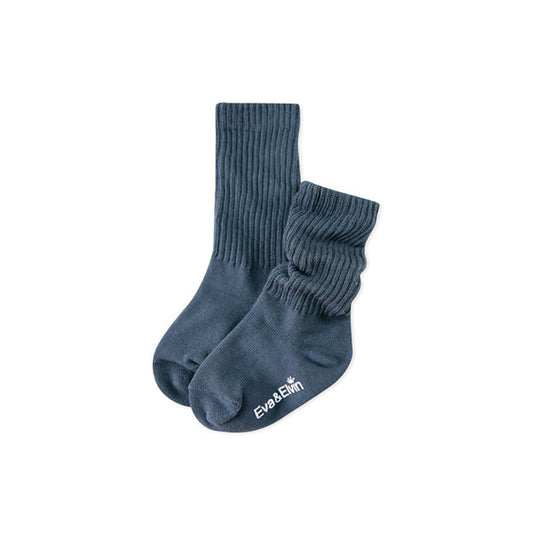 Eva & Elvin Kids accessories Toes Warmer Socks-Deep Blue - Ever Simplicity