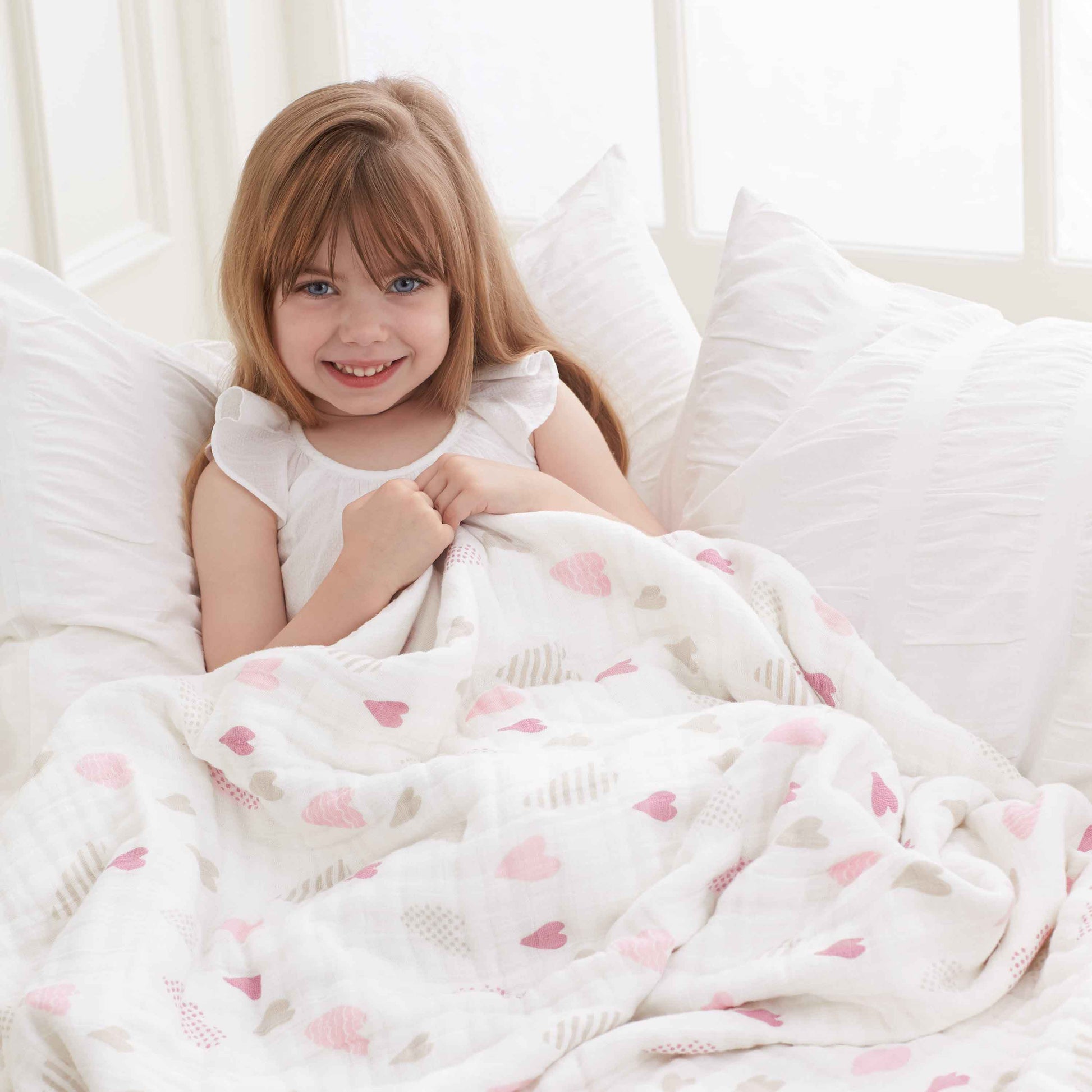 aden + anais Kids accessories Heart Breaker Classic Dream Blanket - Ever Simplicity