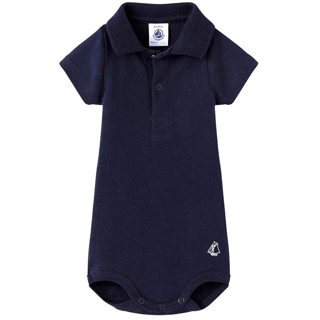 Felix Baby Boy Bodysuit - Navy