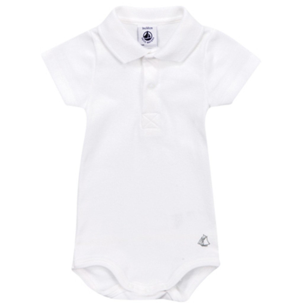 White baby polo shirt sale bodysuit