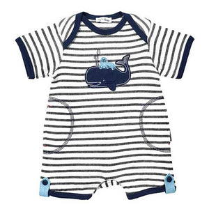 Le Top Kids romper Stripe French Terry Romper - Ever Simplicity