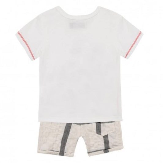 Jean Bourget Kids sets Panda Top and Checked Shorts Set - Ever Simplicity