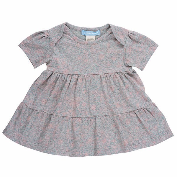 Serendipity Organics Baby Girl Melange Jersey Dress Bloom / 18M