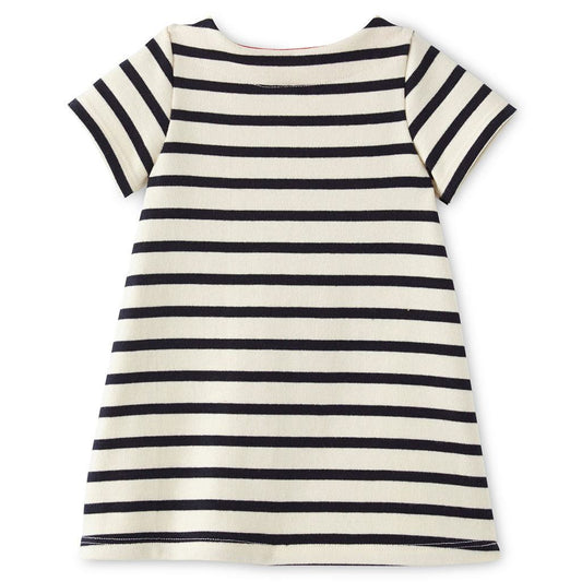 Petit Bateau Kids dresses Striped Short Sleeve Dress - Ever Simplicity