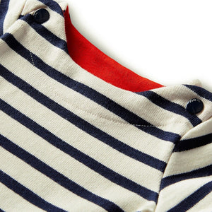 Petit Bateau Kids dresses Striped Short Sleeve Dress - Ever Simplicity